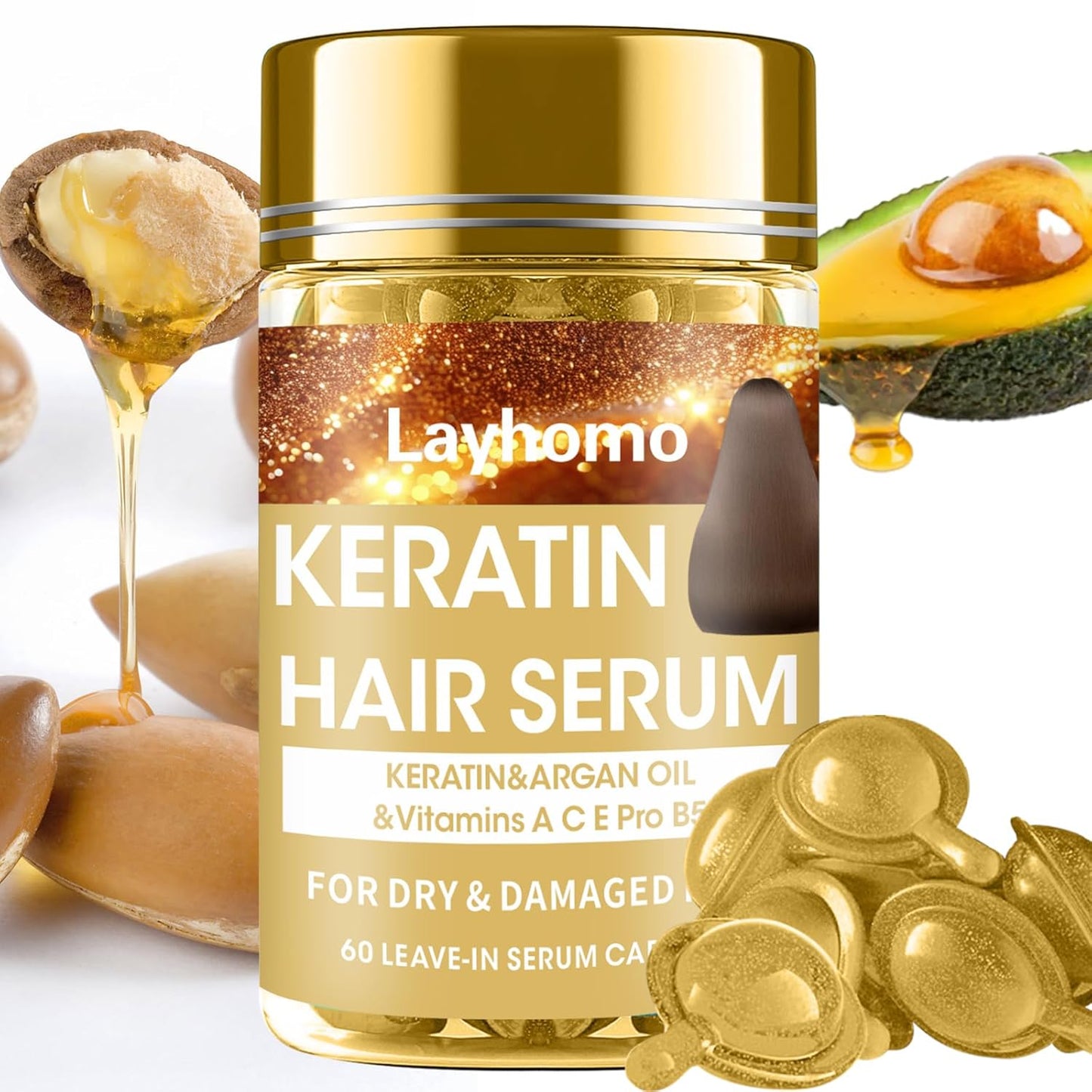 Layhomo Keratin Hair Treatment Serum