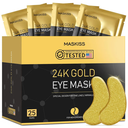 Maskiss Gold Under Eye Patches (25 Pairs)