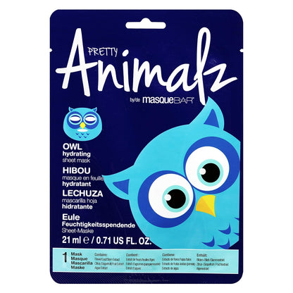 masque BAR Pretty Animalz Owl Facial Sheet Mask