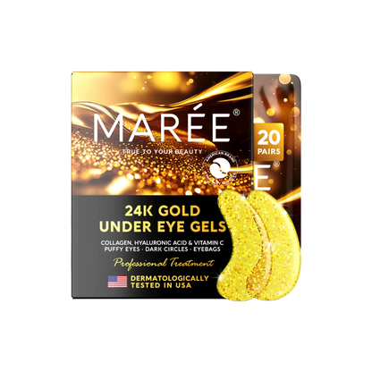 Maree Gold Eye Patches